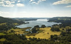 Windermere from Todd Crag Wallpaper