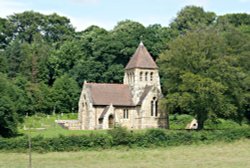 Saint John's church at Wentbridge. Wallpaper