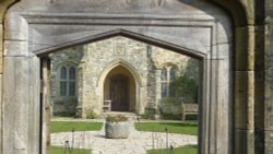 Nymans through the arch, 18th March 2015 Wallpaper