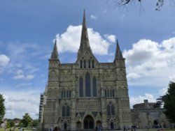 Salisbury Cathedral, Wiltshire Wallpaper