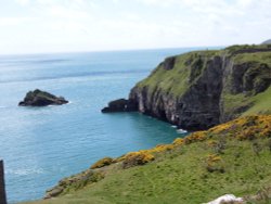 Berry Head coastal shot. Wallpaper