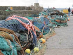 Pittenweem Pier. Wallpaper