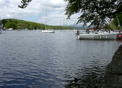 Lake Windermere at Fell Foot Park. Wallpaper