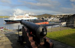 Lerwick harbour from Fort Charlotte Wallpaper