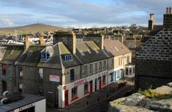 Lerwick roofs from Fort Charlotte Wallpaper