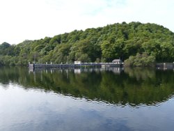 The Pier at Pooley Bridge. Wallpaper