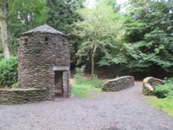 Dovecot & Bridge. Wallpaper