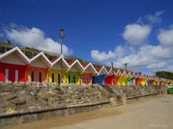 North bay beach huts Wallpaper