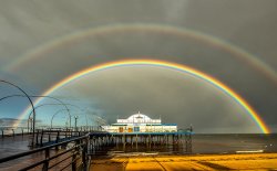 Cleethorpes Pier Rainbow Wallpaper