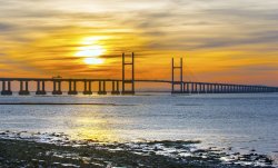 Before the Sunset, Severn Beach. Wallpaper