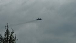 Avro Vulcan XH588 approaching RAF Menwith Hill, Harrogate. Wallpaper