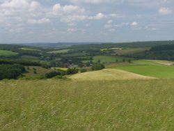 The South Downs of West Sussex,