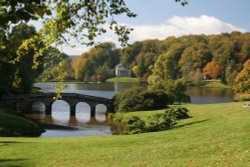 The Lake Stourhead Wallpaper