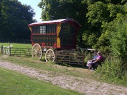 Gypsy Caravan Wallpaper