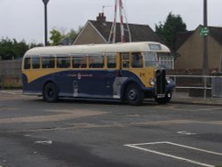 Classic AEC Coach of Eastbourne Corporation. Wallpaper