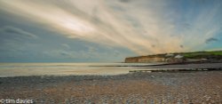 Autumn Sky, Cuckmere Haven Wallpaper