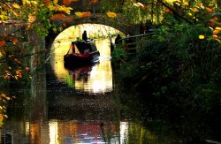 A boat trip, Skipton, North Yorkshire Wallpaper