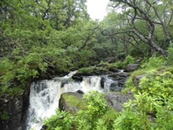 Waterfll at Loch Lomond Wallpaper