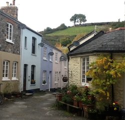 Small side street in Buckfastleigh Wallpaper