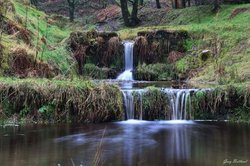 Calf Hey waterfall, Haslingden Wallpaper