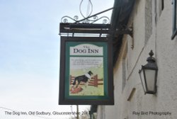 Dog Inn Sign, Old Sodbury, Gloucestershire 2017 Wallpaper