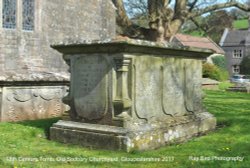 18th Century Tomb, St John the Baptist Churchyard, Old Sodbury, Gloucestershire 2017 Wallpaper