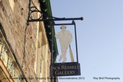 Jack Russell Gallery Sign, High St, Chipping Sodbury, Gloucestershire 2013