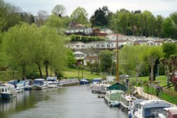 River Medway at East Farleigh Wallpaper