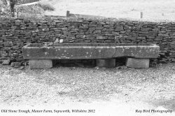 Old Stone Farm Trough, Sopworth, Wiltshire 2012 Wallpaper