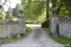 Stone Pillars at Sopworth Manor, Sopworth, Wiltshire 2012 Wallpaper