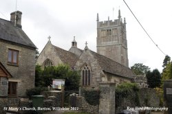 St Mary's Church, Burton, nr Chippenham, Wiltshire 2011 Wallpaper