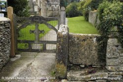 St Mary's Church Gate, Burton, nr Chippenham, Wiltshire 2011 Wallpaper