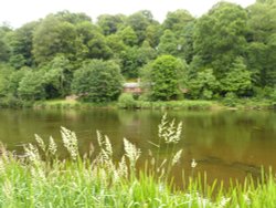 Ferry cottage, River Eden, Wetheral, Cumbria Wallpaper