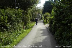 Cotswold Way Walkers, Lower Kilcott, Gloucestershire 2012 Wallpaper