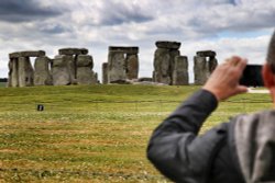 Free National Trust viewpoint of Stonehenge Wallpaper