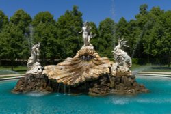 The Shell Fountain at Cliveden Wallpaper