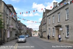 Long Street, Tetbury, Gloucestershire 2015 Wallpaper