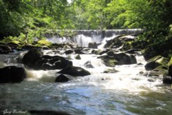 Hoghton Bottoms waterfall Wallpaper