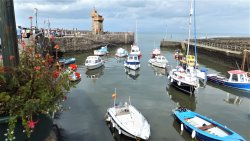 Lynmouth Harbour Wallpaper