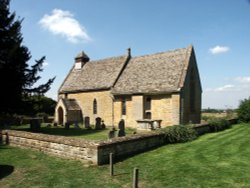 Hailes Church near Toddington Wallpaper