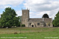 St Peter & St Paul's Church, Great Somerford, Wiltshire 2015 Wallpaper