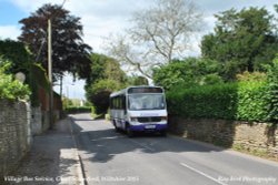 Rural Bus Service, Great Somerford, Wiltshire 2015 Wallpaper