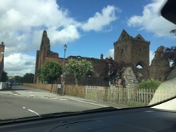 Sweetheart Abbey, New Abbey, Dumfries & Galloway Wallpaper