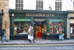 December 25th Shop, Cheap Street, Bath, Somerset 2015
