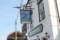Dinneywicks Pub Sign, Kingswood, nr Wotton Under Edge, Gloucestershire 2014 Wallpaper
