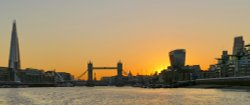 Sunset over London Wallpaper