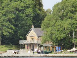 Tea room and cafe, Talkin Tarn Wallpaper