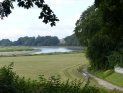 River Eden from Rockcliffe, Cumbria Wallpaper