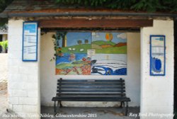 Bus Shelter, North Nibley, Gloucestershire 2015 Wallpaper