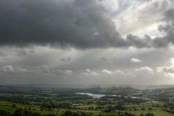 British Weather over Meerbrook, Staffordshire Moorlands Wallpaper